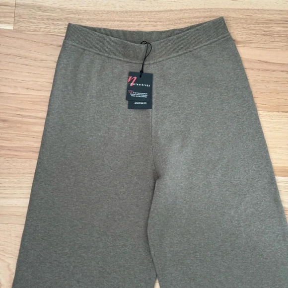 n:Philanthropy Faro Front Slit Wide Leg Pants Size S Lounge Pants Hand Crafted - Picture 6 of 11